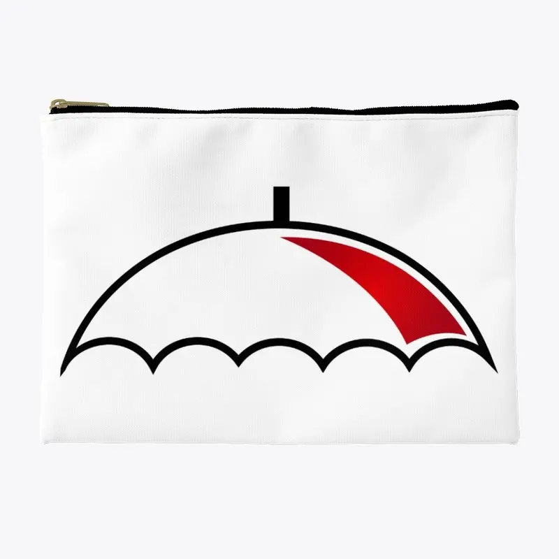 Red Umbrella Makeup Bag